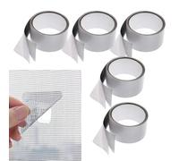 Ruban de Réparation Grillage Fenêtre,5 Pièces Ruban Remplacement Grillage de Porte,Patchs de Réparation pour Moustiquaire - pour Maison Intérieur et Extérieur Terrasse Véhicule