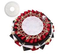 Ruban de rosace - Nœuds transparents faits à la main | Créateur de fleurs de ruban décoratif | Pour débutants en tissu, projets de de corsage, broches et nœuds