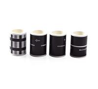Ruban de Route pour Les Voitures Jouets Autocollants Routiers Railway Road Washi Traffic Trate Road Tapes décoratifs Masking Tapes Highway Road Tape Adhesive pour Les Voitures de Jouets
