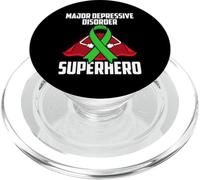 Ruban de santé mentale de Super-héros pour Troubles dépressifs majeurs PopSockets PopGrip pour MagSafe