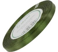 Ruban de satin 6 mm - Olive - 32 mc