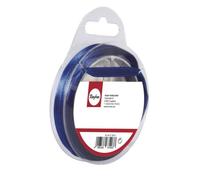 Rayher Ruban de satin pour déco 7 mm rouleau 10 m bleu foncé
