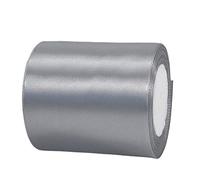 Ruban de satin argenté de 100 mm de large pour emballage cadeau, 22 m de large, 10 cm de large, ruban de satin pour voiture, cadeau de Noël, pour travaux manuels, cadeaux, décorations de gâteaux