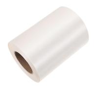 Ruban de Satin Beige 4 Pouces en Polyester pour Bouquet et Cérémonie | Finition Lisse et Brillant, Facile à Façonner, Usage Polyvalent pour Inauguration, Mariage et Couture