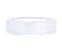 Ruban de satin blanc 12 mm Longueur 25 m