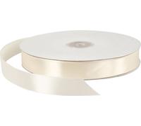 Ruban de satin blanc cassé, 100m