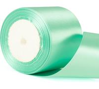 Ruban De Satin Bleu Sarcelle De 75 Mm De Large, 7,6 Cm D'épaisseur, Pour Voiture De Mariage, Emballage Cadeau, Emballage Cadeau, Artisanat De Bouquet Et Décoration De N?ud