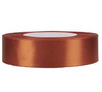 Ruban de satin de 12 mm pour emballage, couture, décorations, robes, mariages, Noël, travaux manuels, nœuds, voiture, cheveux floraux, bricolage, bouquets, gâteaux (cuivre)