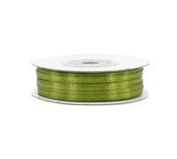 Ruban de satin de 3 mm x 50 m - Couleurs au choix : 3/6/12/18/25/38/50/75/100 mm - Couleurs résistantes et lavable - Ruban pour mariage - Ruban cadeau, pour emballage, décoration, loisirs créatifs -