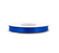 Ruban de satin double face - 10 mm x 20 m - Couleur au choix : 6/10/25/38 mm - Couleurs résistantes et lavable - Ruban pour mariage - Ruban cadeau pour emballage, décoration, loisirs créatifs - Bleu