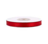 Ruban de satin double face - 10 mm x 20 m - Couleur au choix : 6/10/25/38 mm - Couleurs résistantes et lavable - Ruban pour mariage - Ruban cadeau pour emballage, décoration, loisirs créatifs - Rouge