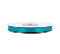 Ruban de satin double face 6 mm x 20 m - Couleur au choix : 6/10/25/38 mm - Couleur résistante et lavable - Ruban pour mariage - Ruban cadeau pour emballage, décoration, loisirs créatifs - Turquoise