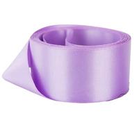 Ruban de satin double face de 50 mm x 10 mètres (Lilas) pour emballage de cadeaux, fêtes, événements, tissu, couture, loisirs créatifs, dragées de mariage, robe décorative, Pâques, Noël, décoration