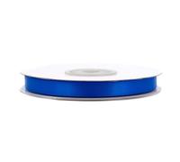 Ruban de satin double face de 6 mm x 20 m - Couleur au choix : 6/10/25/38 mm - Couleur résistante et lavable - Ruban pour mariage - Ruban cadeau pour emballage, décoration, loisirs créatifs - Bleu 352