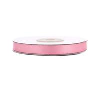 Ruban de satin double face de 6 mm x 20 m - Couleurs au choix : 6/10/25/38 mm - Couleur résistante et lavable - Ruban pour mariage - Ruban cadeau pour emballage, décoration, loisirs créatifs - Rose
