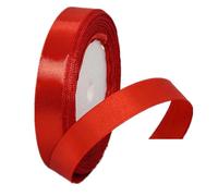 Ruban de satin double face pour emballage cadeau, 15 mm, 22 m, ruban en tissu pour cadeaux, bouquets, gâteaux, décoration de mariage