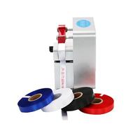 Ruban de satin - Haute vitesse 120 m/h - Largeur d'impression 10-40 mm - 300 dpi - Pour fleurs, boîtes à gâteaux, compatible avec systèmes Windows