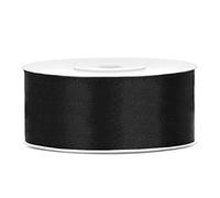 Ruban en Satin - Noir x 25 m Multicolore