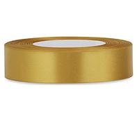 Ruban de satin polyester double face - 23 m - Parfait pour cadeaux, emballages, fêtes, événements, mariage, Noël, travaux manuels, nœuds, voiture, ballons floraux, bricolage, bouquets, gâteaux (12 mm,