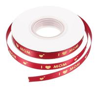Ruban de Satin Polyester Fête des Mères, Décoration DIY | Haute Densité, Ne Se Déforme Pas Facilement, pour Invitation et Création Manuelle, Usage Décoratif Polyvalent