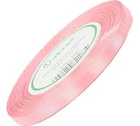 Ruban de satin rose 6mm - 32mb
