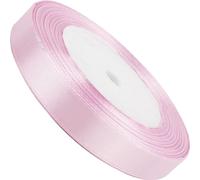 Ruban de satin rose poudré 6mm - 32mb
