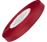 Ruban de satin rouge foncé 12mm - 32mb