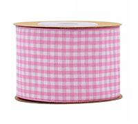 Ruban de satin, ruban d'organza, Ruban noir et blanc 100% polyester bord tissé 5 m à carreaux(25mm)