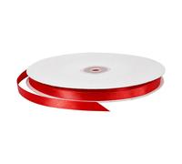 Ruban de satin, W 10 mm, rouge, 100m