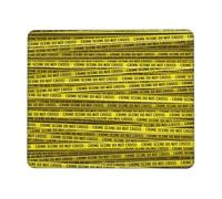 Ruban De Scène De Crime Mousepad Durable Tapis De Souris Gaming Lavable Mouse Pad pour Maison Jeu Bureau 25X30Cm