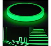 Ruban de sécurité lumineux phosphorescent pour escaliers et allées pour scènes de performance (1 cm x 3 m)