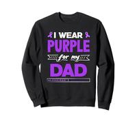 Ruban de Sensibilisation à la maladie d'Alzheimer « I Wear Purple for My Dad » Sweatshirt