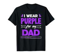Ruban de Sensibilisation à la maladie d'Alzheimer « I Wear Purple for My Dad » T-Shirt