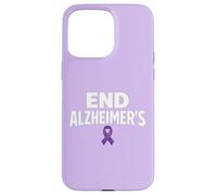Ruban de Sensibilisation à la maladie d'Alzheimer Violet Coque pour iPhone 15 Pro Max