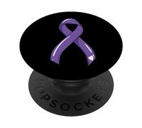 Ruban de Sensibilisation à la maladie d'Alzheimer Violet PopSockets PopGrip Adhésif