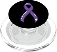 Ruban de Sensibilisation à la maladie d'Alzheimer Violet PopSockets PopGrip pour MagSafe