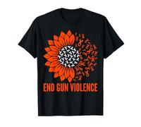Ruban de sensibilisation à la violence des armes à feu - Tournesol orange T-Shirt