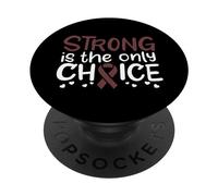 Ruban de Sensibilisation au Cancer de la myelome, Bordeaux PopSockets PopGrip Adhésif