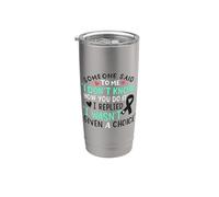 Ruban de sensibilisation au cancer de la peau Noir Gobelet isotherme en acier inoxydable double paroi