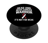 Ruban de Sensibilisation au Cancer de la tête et du Cou Bordeaux PopSockets PopGrip Adhésif