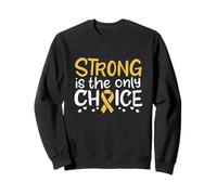 Ruban de Sensibilisation au Cancer de l'enfance - Survivor Fighter Chemo Sweatshirt