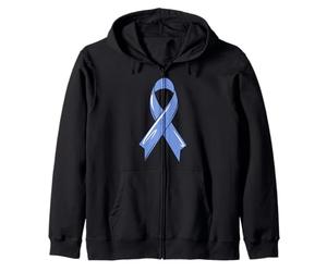 Ruban de Sensibilisation au Cancer de l'estomac Bleu Fighter Gastric Chemo Sweat à Capuche