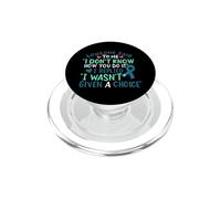 Ruban de Sensibilisation au Cancer de l'Ovarian PopSockets PopGrip pour MagSafe