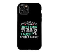 Ruban de Sensibilisation au Cancer du Cerveau - Gris - pour Lutter Contre la myopie Coque pour iPhone 11 Pro