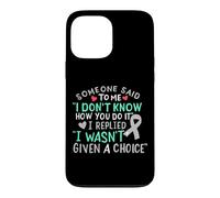 Ruban de Sensibilisation au Cancer du Cerveau - Gris - pour Lutter Contre la myopie Coque pour iPhone 13 Pro Max