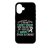 Ruban de Sensibilisation au Cancer du Cerveau - Gris - pour Lutter Contre la myopie Coque pour iPhone 16