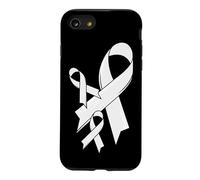Ruban de Sensibilisation au Cancer du poumon - Blanc Coque pour iPhone SE (2020) / 7/8