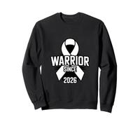 Ruban de Sensibilisation au Cancer du poumon Guerrier Depuis 2026 Sweatshirt