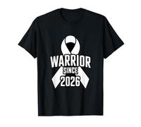 Ruban de Sensibilisation au Cancer du poumon Guerrier Depuis 2026 T-Shirt