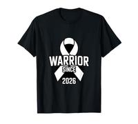 Ruban de Sensibilisation au Cancer du poumon Guerrier Depuis 2026 T-Shirt